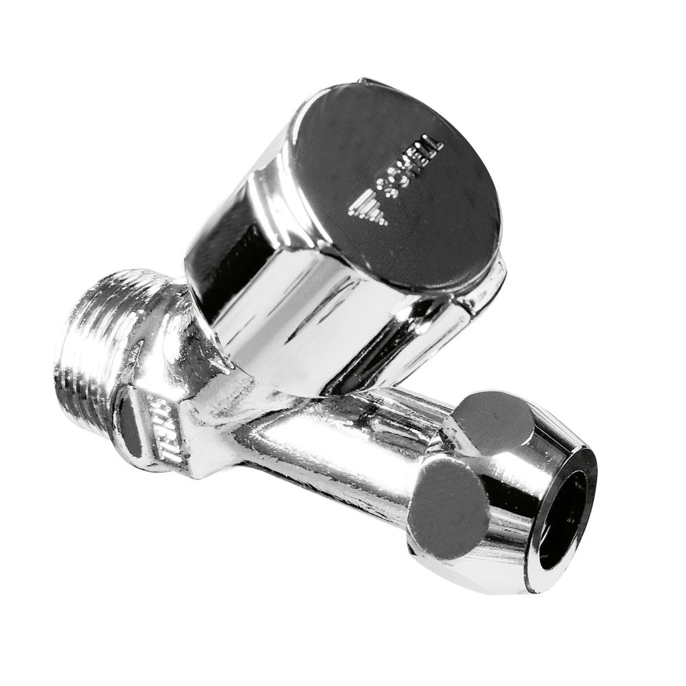 Schell hoekregelkraan met schuine zitting 1/2"M x 3/8"M