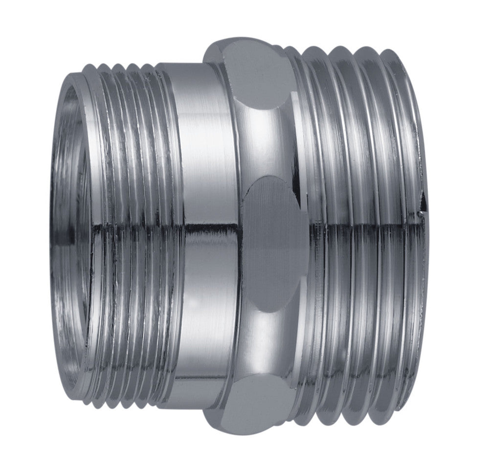 Neoperl verloopnippel messing verchroomd M24x1x3/4"