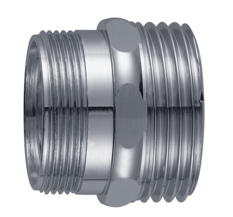 Neoperl verloopnippel messing verchroomd M24x1x3/4"