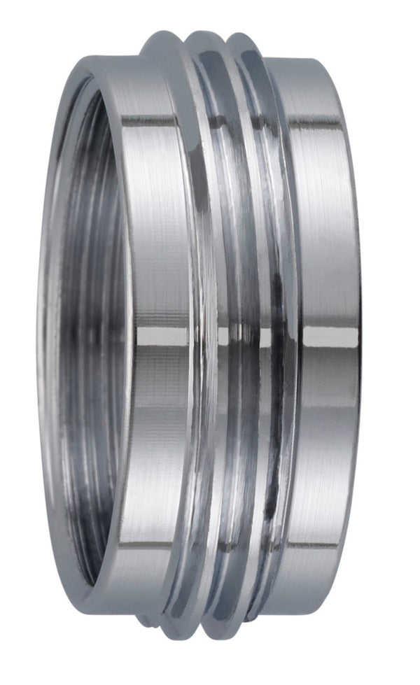 Neoperl verloopnippel messing verchroomd M22x1x1/2"x3/4"