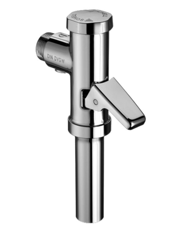 Schell Schellomat WC-drukspoeler met hendel 3/4" verchroomde messing