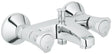 Grohe Costa L bath mixer two handles underside shower connection