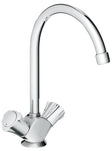 Grohe Costa L keukenmengkraan 2-greeps 1-gats Longlife draaibaar chroom
