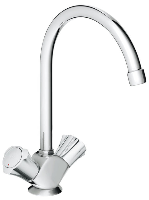 Grohe Costa L keukenmengkraan 2-greeps 1-gats Longlife draaibaar chroom