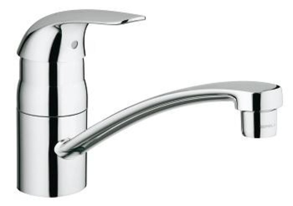 Grohe Euroeco keukenmengkraan 1-gats SilkMove chroom