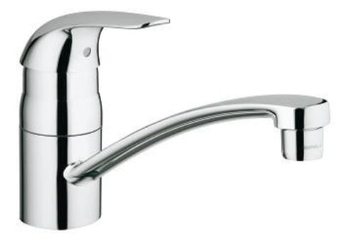 Grohe Euroeco keukenmengkraan 1-gats SilkMove chroom