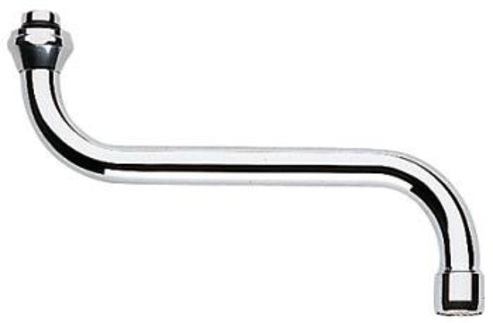 Grohe draaibare buisuitloop S-uitloop sprong 150mm messing