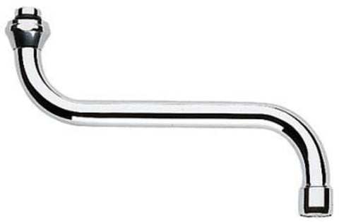 Grohe draaibare buisuitloop S-uitloop sprong 150mm messing