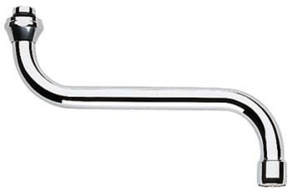 Grohe draaibare buisuitloop S-uitloop sprong 150mm messing
