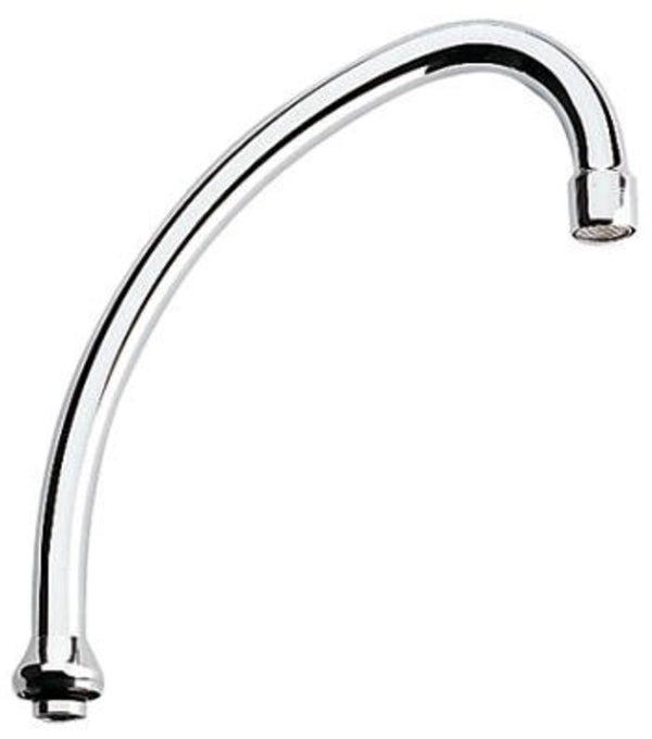 Grohe draaibare buisuitloop H-uitloop sprong 185mm zonder aanslag messing