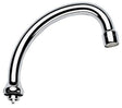 Grohe draaibare buisuitloop H-uitloop sprong 140mm met aanslag messing