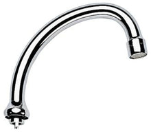 Grohe draaibare buisuitloop H-uitloop sprong 140mm met aanslag messing