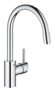 Grohe Concetto keukenmengkraan hoge C-uitloop 1-gats chroom