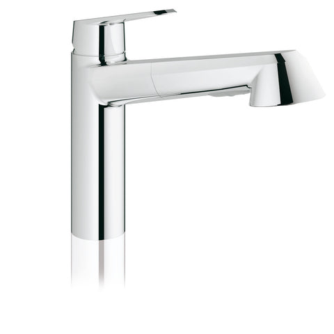 Grohe Eurodisc Cosmopolitan keukenmengkraan uitloop 1-gats chroom SpeedClean