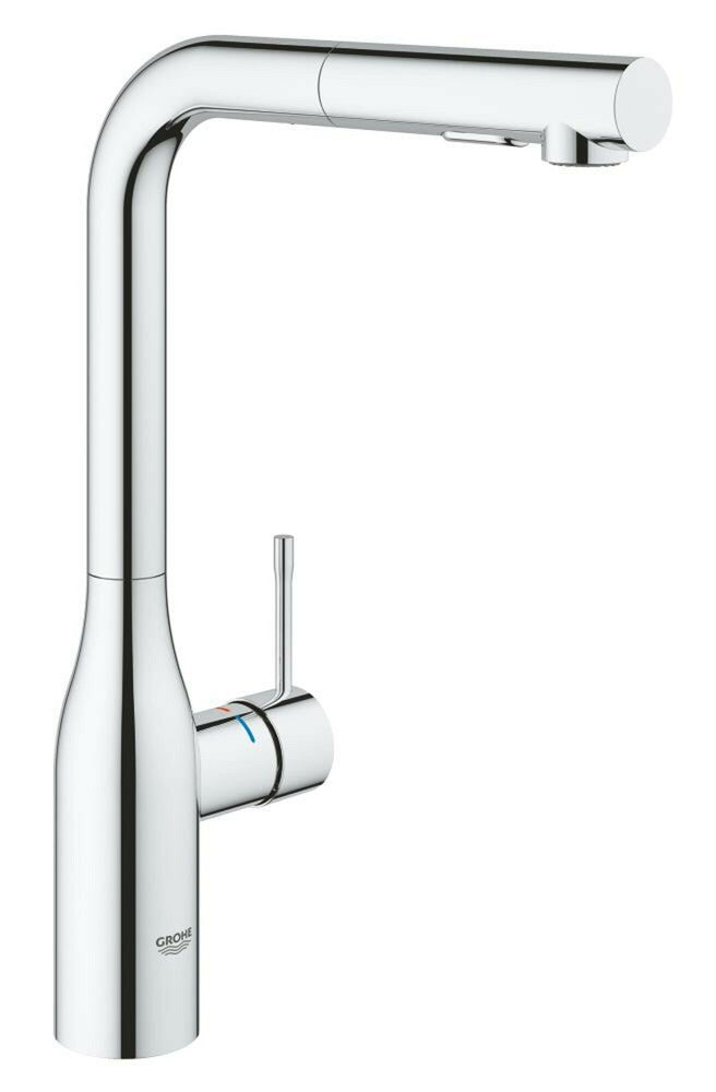 Grohe Essence keukenmengkraan 1-greeps 1-gats L-uitloop chroom