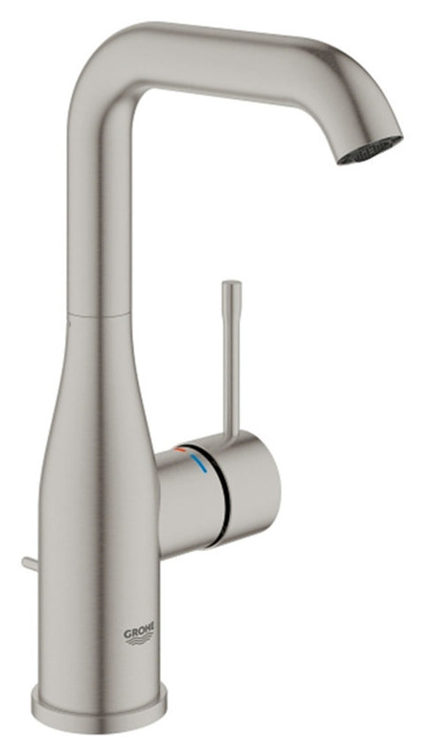 Grohe Essence wastafelmengkraan ééngreeps L-Size Supersteel