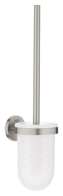 Grohe Essentials porte-balai toilet verre/métal wall-mounted invisible supersteel