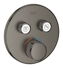 Grohe Grohtherm SmartControl inbouwthermostaat 2 uitgangen Brushed Hard Graphite