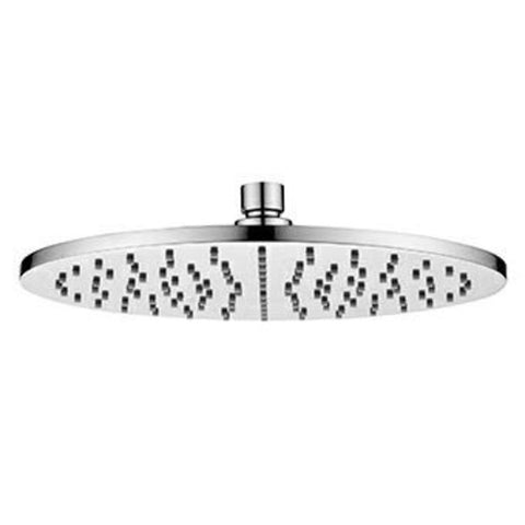 Zucchetti Pan messing douchekop vastestraal D300mm dikte 8mm Mat zwart gewafeld