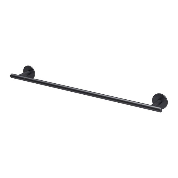 Zucchetti Pan handdoekhouder enkel 600mm Mat zwart effen