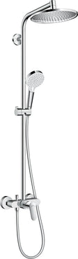 Hansgrohe Crometta S douchepijp 240 1straal met mengkraan chroom