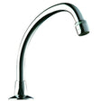 Delabie Tempostop uitloopbek wastafel beweegbare bek messing verchroomd L150mm