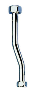 Delabie Tempostop tube de bobine incurvé chromé avec 2 écrous desserrés 3/8F