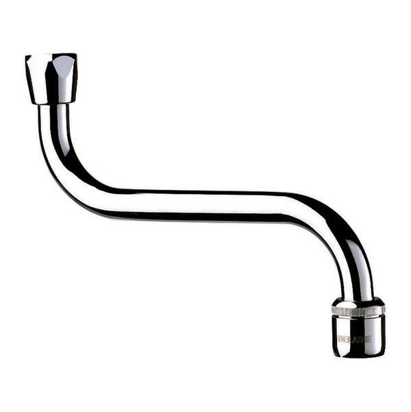 Delabie Rénovation universele uitloop S beweegbaar verchroomd F1/2 L150