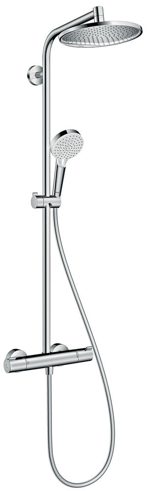 Hansgrohe Crometta Showerpipe douchesysteem thermostaat S240 1jet 350mm chroom