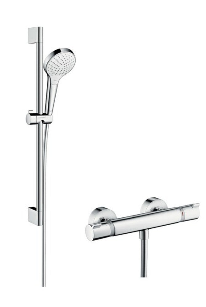 Hansgrohe Croma Select S douchesysteem voor opbouw Vario met Ecostat Comfort