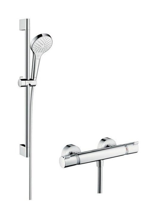 Hansgrohe Croma Select S douchesysteem voor opbouw Vario met Ecostat Comfort