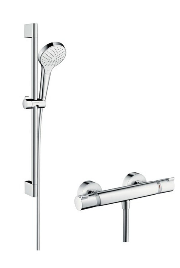 Hansgrohe Croma Select S système de douche apparent Vario avec Ecostat Comfort