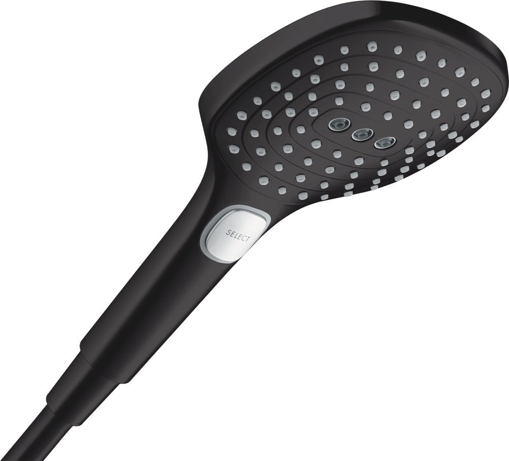 Hansgrohe Raindance Select E handdouche 120 3 straalsoorten mat zwart