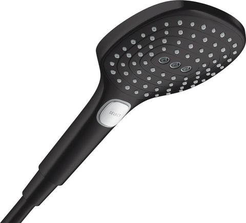 Hansgrohe Raindance Select E handdouche 120 3 straalsoorten mat zwart