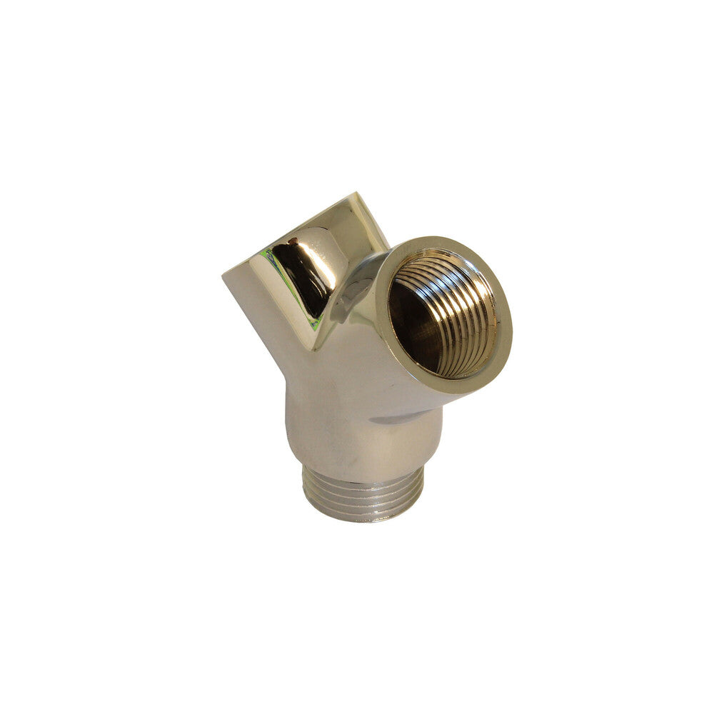 Y-stuk chroom 1/2"F x 1/2"M x 1/2"F