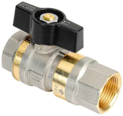 Effebi Aster Flow bolkraan met terugslagklep 1/2" ACS gekeurd