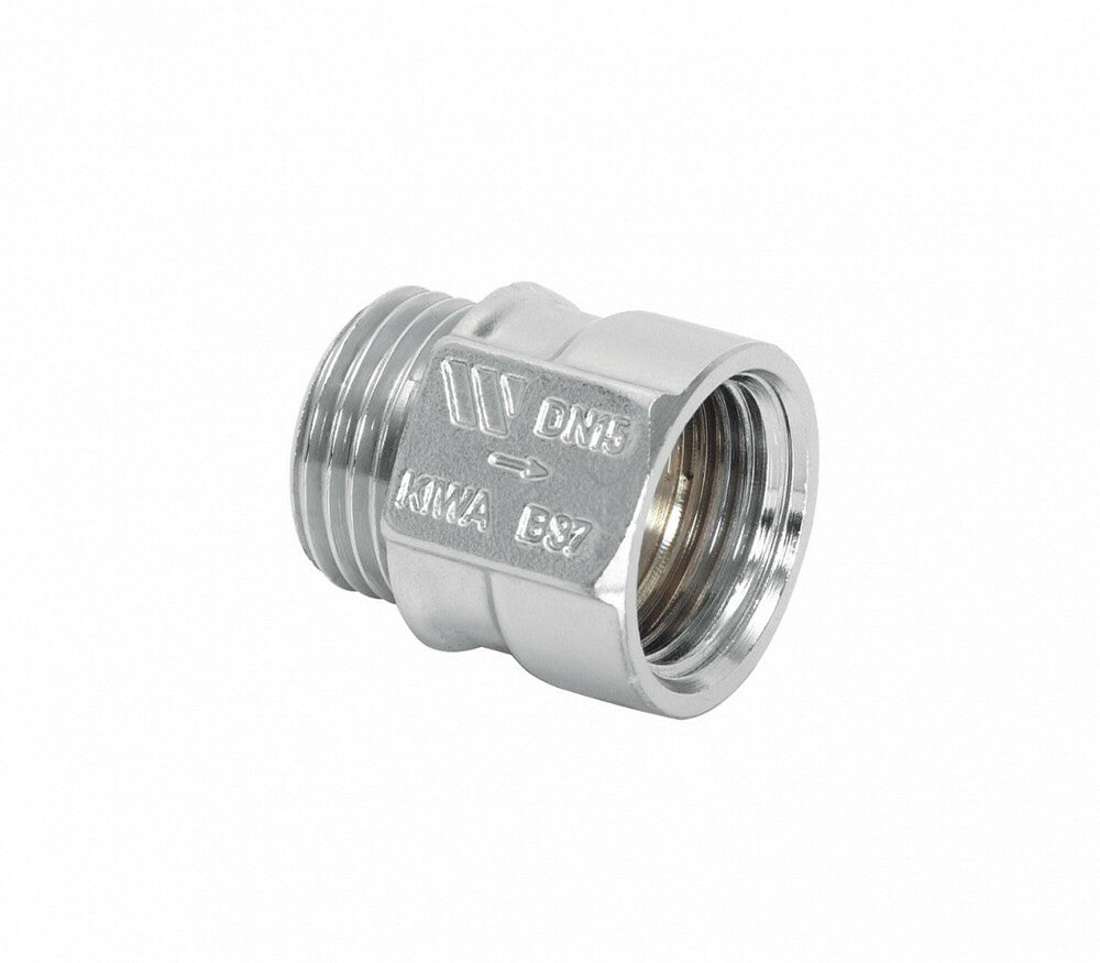 Watts Industries NN 15 keerklep kunststof werkdruk 10 bar 90°C 1/2"Mx1/2"F