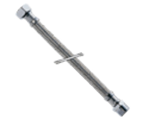 Aanvoerflexibel vlechtwerk inox doorlaat D13 3/4"MF L300mm volle doorlaat