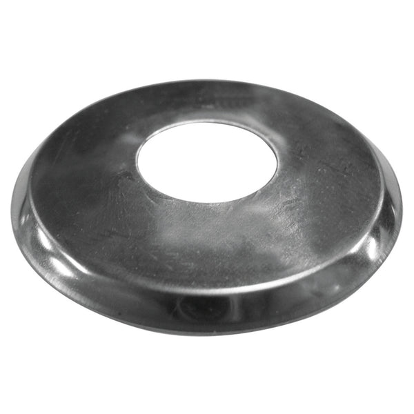 rozet chroom inox 1/2" hoogte 5 mm