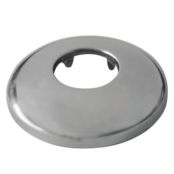 Rozet 1/2" H 15 mm inox verchroomd