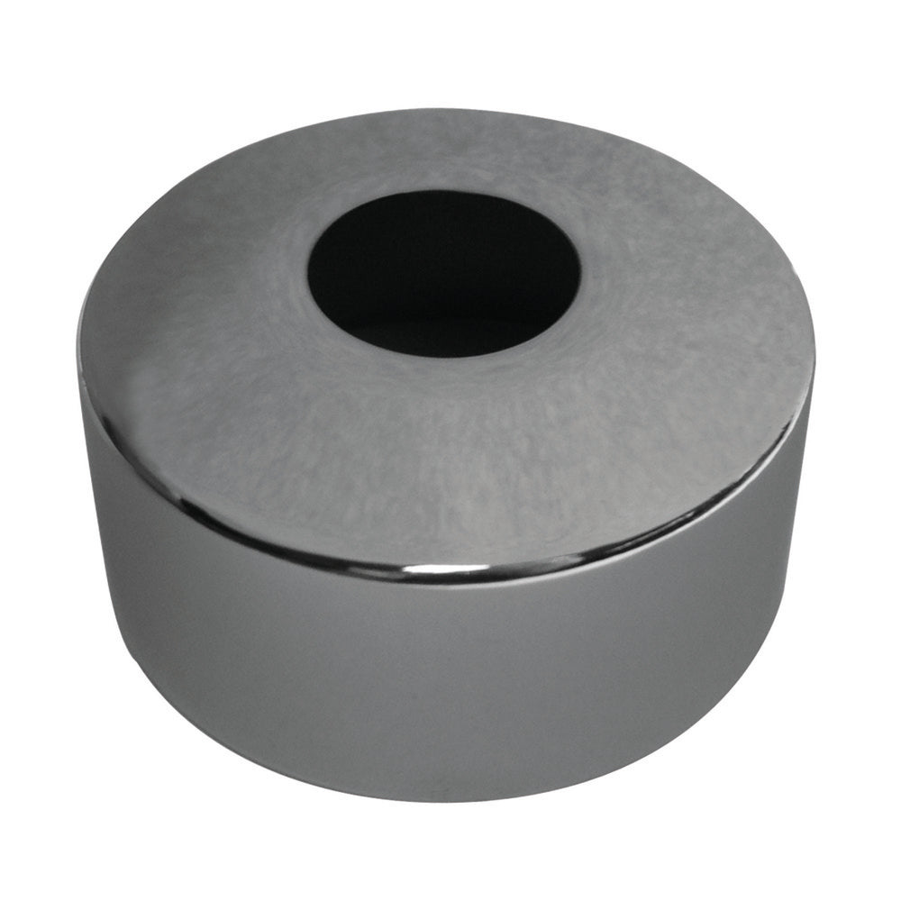 rozet chroom inox 1/2" hoogte 30 mm