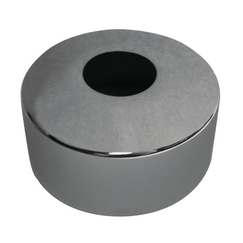 rozet chroom inox 1/2" hoogte 30 mm