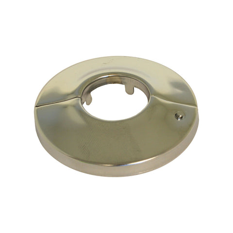 rozet met scharnier chroom 1/2"
