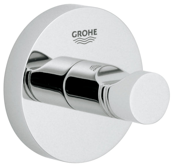 Grohe Essentials crochet simple métal fixation invisible chromé