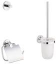 Grohe Essentials set toilettes porte-balai crochet porte-papier couvercle chrome