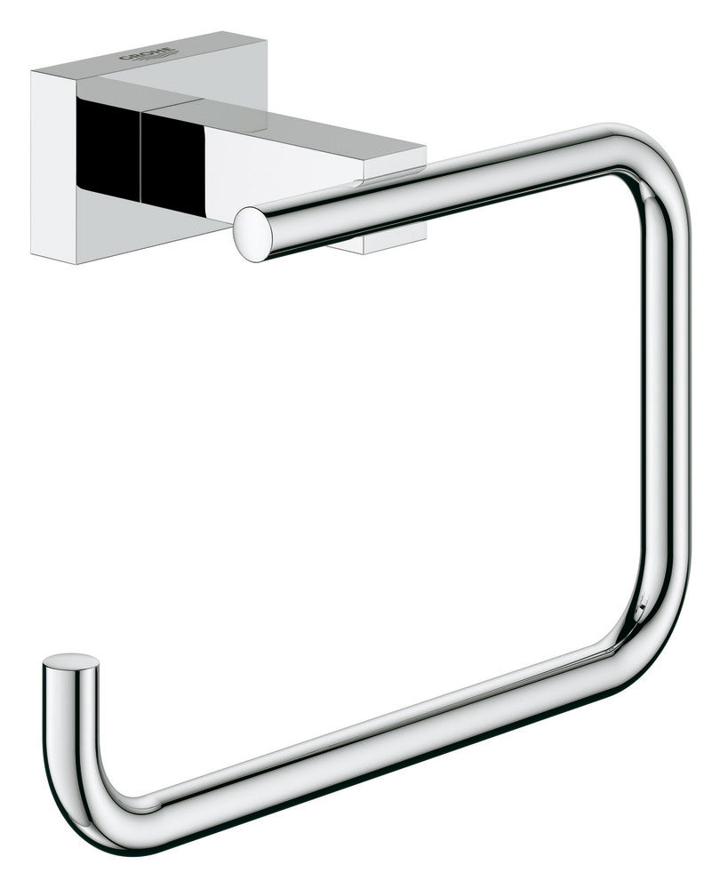 Grohe Essentials Cube rolhouder metaal geen deksel verborgen bevestiging chroom