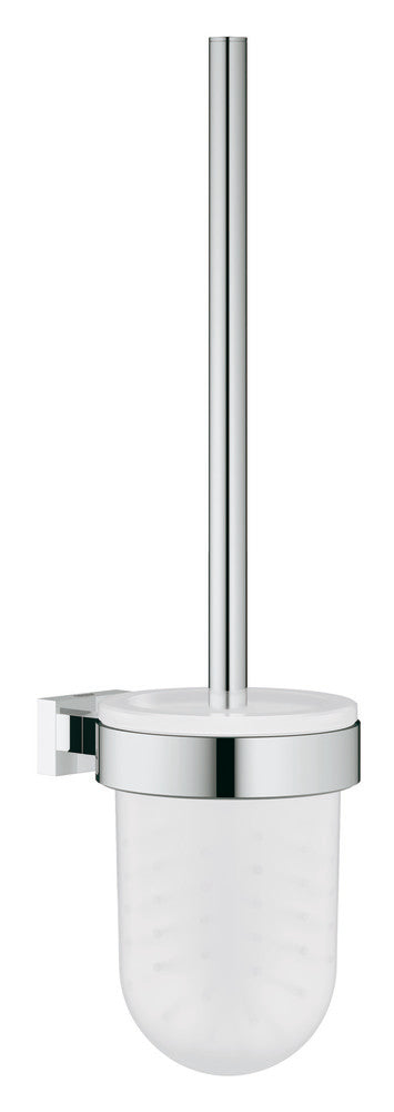Grohe Essentials Cube wc-borstelset glas metaal wand verborgen chroom