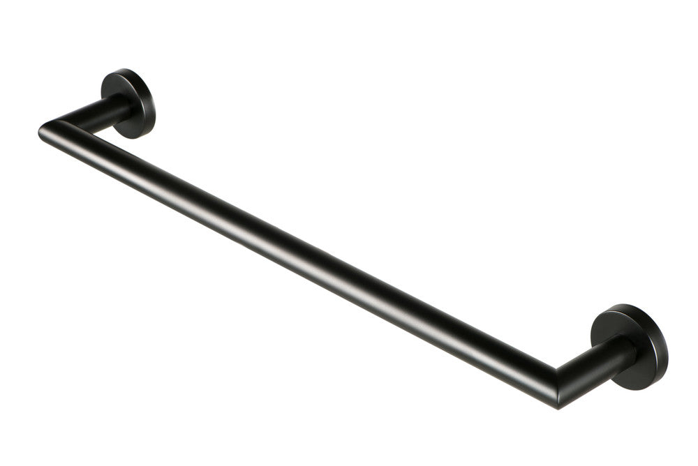 Geesa Nemox Black handdoekhouder enkel 450mm zwart spraypaint