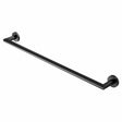 Geesa Nemox Black porte-serviettes simple 600mm noir