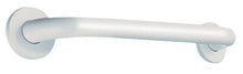 Delabie barre de relèvement stainless steel époxy white fixations invisibles D32mm L300mm